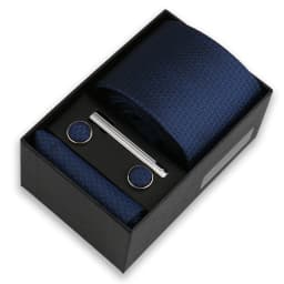 Luxury Tie Set For Men Business Gift Box Wedding Party Fashion Men Tie Set Paisley Handchief Cufflink Tie-Clip Suit Gift For Man