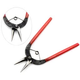 1 Piece Multi-function Stainless Steel Split Ring Opener Needle Nose Pliers Jewelry Making Hand Tool Black Red