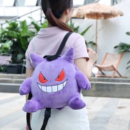 11 Styles Pokemon Plush Backpack Mimikyu Eevee Gengar Charizard Gyarados Psyduck Backpack Gifts for Children Adults