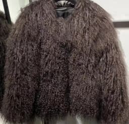 New 100% True Mongolia Sheep Large Size Fur Coat Sheep Fur Jacket Thick Warm Overcoat Hot Factory Outlet Discount