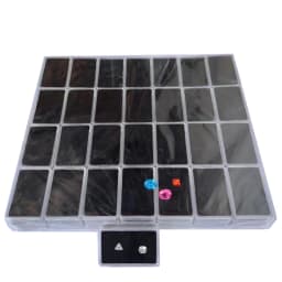 50Pcs Loose Diamond Storage Box Clear Gemstone Organizer Case Charm Holder Bead Container Piercing Jewelry Gem Stone Display Box
