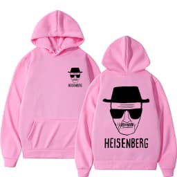 Breaking Bad Walter White Heisenberg Double Sided Printed Hoodie Men Women Vintage Oversized Rock Hoodies Man Black Sweatshirts