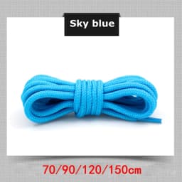 Round Shoe Laces Classic High Quality Black Shoelaces Outdoor Casual Sneakers Mountaineering Polyester Shoe Lace