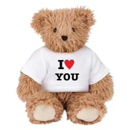 Cute Bear Plushies Bear Toy Stuffed Animal With Red Heart Valentine's Day Decor Gifts For Wife Girlfriend For Living Room