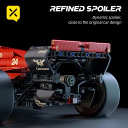 KAVOWORLD 1:8 Large Scale DIY Racing Car Building Bricks Model Static Assembly Car Model for Boys Teens Birthday Christmas Gifts