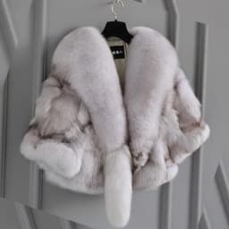 Natural Fox Fur Jacket Shawls Real Fox Fur Jacket Women Winter Natural Fur Vest Fashion Short Coat Shawl Temperament