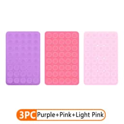 Multi-Functional Phone Case Backed Silicone Suction Pad Holder Double Side Suction Cup Bracket Fixture Desk Car Stand For iPhone