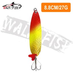 WALK FISH New 16g-28g Metal Spinner Spoon Trout Fishing Lure Hard Bait Sequins Noise Paillette Bait Hard Sequins Spinner