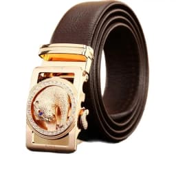 2020 new designer belts men high quality luxury fiber leather big size 140 cm 150 160 automatic buckle wolf 170 180 plus brown