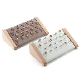 Solid Wood Ring Bracelet Display Rack Jewelry Store Specific Obliquity Display Props Necklace Holder Creative Decorations