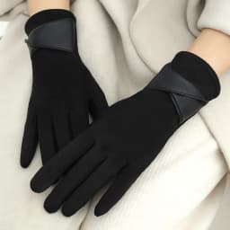 Women Winter Keep Warm Touch Screen Gloves Lady Fashion Elegant Retro Cycling Drive Protection From Cold Thicken