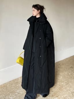 2026 Winter Women's Thickened Long Cotton Jacket Korean Style Loose Fit Warm Coat Over-Knee Length Fashionable Outerwear