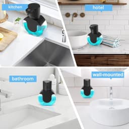 420ML Light Display 4-Gears Adjustable Control Infrared Induction Automatic Sensor Soap Dispenser Electric Hand Sanitizer Bottle