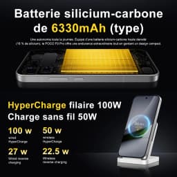 Global Version POCO F9 Pro 5G Smartphone Snapdragon® 8 Elite Gen 5 V Series 6.59' 185Hz Ultra-bright AMOLED Display 6330mAh (Typ) Battery 100W HyperCharge NFC IP68