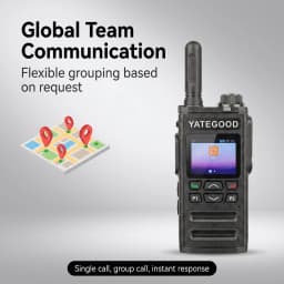 Global ZELLO Walkie Talkie Network 5000KM 3G 4G Radio WiFi 100KM Bluetooth GPS