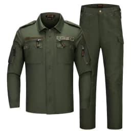 Men's Set Spring and Autumn New Outdoor Work Clothes Wear-resistant and Anti Fouling Camouflage Labor Protective Clothing