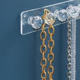7/12Hooks Transparent Acrylic Jewerly Storage Rack For Earring Necklace Hanger Holder Wall Mounted Display Stand Organizer
