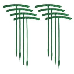 Plastic Plant Support Pile Stand Plant Support Pile for Flowers Greenhouses Arrangement Fixing Rod Holder Garden Tools