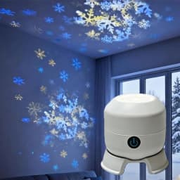 360° Rotating Starry Ocean Projection Night Light Dynamic Projector Decorative Lamp Ocean Themed Projection Light Christmas Gift
