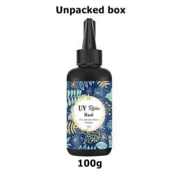 UV Resin - 100g Crystal Clear Hard Type UV Glue Ultraviolet Curing Epoxy Resin for DIY Jewelry Making, Craft Decoration