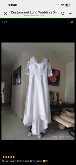 Customized Long Wedding Dress Eleagnt 3/4 Sleeves V Neck Lace Appliques A Line Tulle Bridal For Women Robe De Mariee Summer