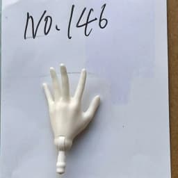 Monster Doll Replacements hands Slim Doll Colorful Hands Clear White Brown Green Purple Blue White Color Doll Parts