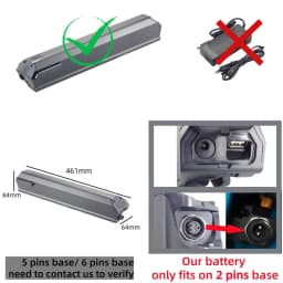 Nakamura E-Summit 710/750 Ebike Battery 36V 10.4Ah 11.6Ah 12.8Ah 14Ah 13Ah 15Ah 16Ah 17.5Ah For Nakamura E-Summit 710/750 Ebike