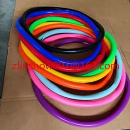 1 Pair 22/24 Inch Wheelchair Push Rim Covers Non-Slip Grips Silicone Hand Cover Rear Wheel Grips Accessories