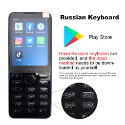 QIN F21 Pro Global Version Mini Smartphone Android11 Google 2.8 Inch Touch Screen 4G WiFi Bluetooth Physical Keypad Mobile Phone