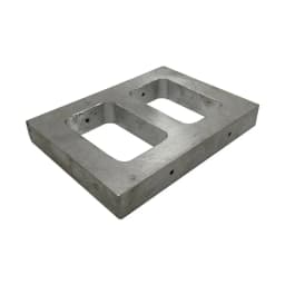 Aluminum Casting Mould Frame Thickness 12mm Vulcanized Rubber Molding Tool Jewelry Tools