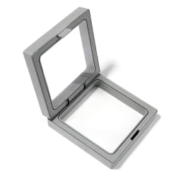 Transparent PE Floating Frame Display Case Jewelry Earring Antioxidant Storage Box Gifts Elastic Film Dustproof Packaging Box