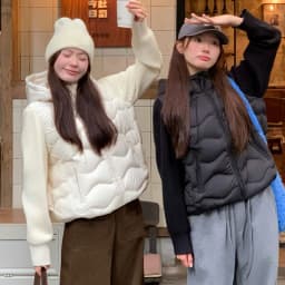 Solid Knitted Long Sleeve Cotton Jacket Autumn Winter Hooded Lightweight Warm Puffer Jackets Female Zipper Short Padded Parkas
