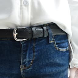Black Wild Women Jeans Thin Belt Simple Silver Pin Buckle Pants Belts Female PU Leather Waist Strap Youth Students Waistband