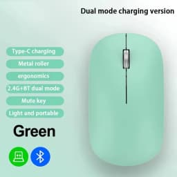 Lenovo Wireless Bluetooth Mouse 2.4G Dual Mode Type-C Charging Silent Ergonomic Portable Laptop Office Gaming Universal Mouse
