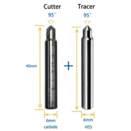 Carbide Dimple Cutter 90° 95° 100° milling cutter for Vertical Key cutting Machine to duplicate key Locksmith Tools