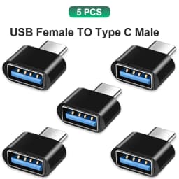 NNBILI Type C to USB Adapter 3.0 USB-C 3.1Male OTG A Female Data Connector For MacBook Pro iPad Mini 6/Pro MacBook Air C Devices