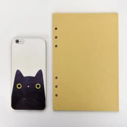 A6/A5 Pink Blue Purple Binder Notebook Cover & Photo Sticker Collect Book Diary Agenda Planner Paper School Stationery