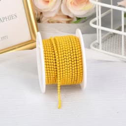RESEN New Arrival 2mm Rhinestone Cup Chain with Colorful Bottom Sew On Stone Chain Trim Glue On Acrylic Rhinestone Banding Trim
