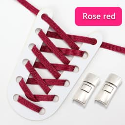 Rainbow Elastic Laces Sneakers Flats Cross buckle No Tie Shoelaces Adults Kids Fashion Glitter Rubber Shoelace Shoe Accessories