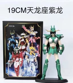 19cm Anime Dark Saint Seiya Figure Phoenix Ikki Hyoga Seiya Shiryu Action Figures Box Figure Collection Decoration Toys Hobbies