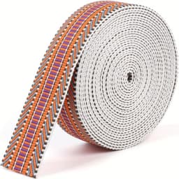 5 Yards Nylon Webbing Ribbon Striped Webbing Webbing Ribbon for Crafts Bag Handles Camera Purse Strap DIY Pet Collars Backpack