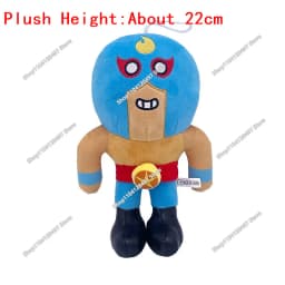 10cm-25cm Cartoon Cosplay Brawler Spike Plush Toy Cotton Pillow Dolls Cute Game Character Game Peripherals