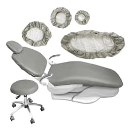 1Pcs Dental Chair Cover Unit PU Leather Elastic Waterproof Protective Case Seat Chair Cover Dental Chair Mat Foot Pad Dentistry