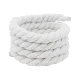 Halloween Christmas Cotton Shoelaces 8 Solid Color 8mm Wide Round Thick Rope Fall Winter Three-Strand Twisted Multiple Sizes