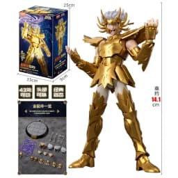Original Anime Saint Seiya model kit toy Saint Seiya Phoenix Ikki Gemini Saga Shura Camus Action Figure Splicing Toy collect