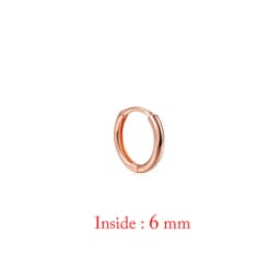 Single Minimal Gold Color Tiny Cartilage Hoop Earrings Glossy Earring Piercing Accessory Trendy Small Huggie Women Hoops For Men