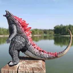 2024 New Godzilla VS King Kong Action Anime Figurie Large Godzilla King Ghidorah Soft Glue Monster Doll Model Ornaments Toys