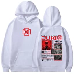 Rapper Duki Ameri World Tour 2025 Hoodies Men's Women Fleece Casual Oversized Sweatshirt Fashion Hip Hop Long Sleeve Pullovers