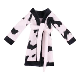 Doll Clothes Bathrobe Mulitcolor Robe Plush Solid/Leopard Dress For 11.8inch 30Cm Accessories Baby Girl's Holiday Gifts