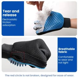 Cat Grooming Glove Pet Cat Comb Bathing Brush for Cats Hair Removal Massage Brush Soft Bristles Pet Grooming Cleaning Supplies